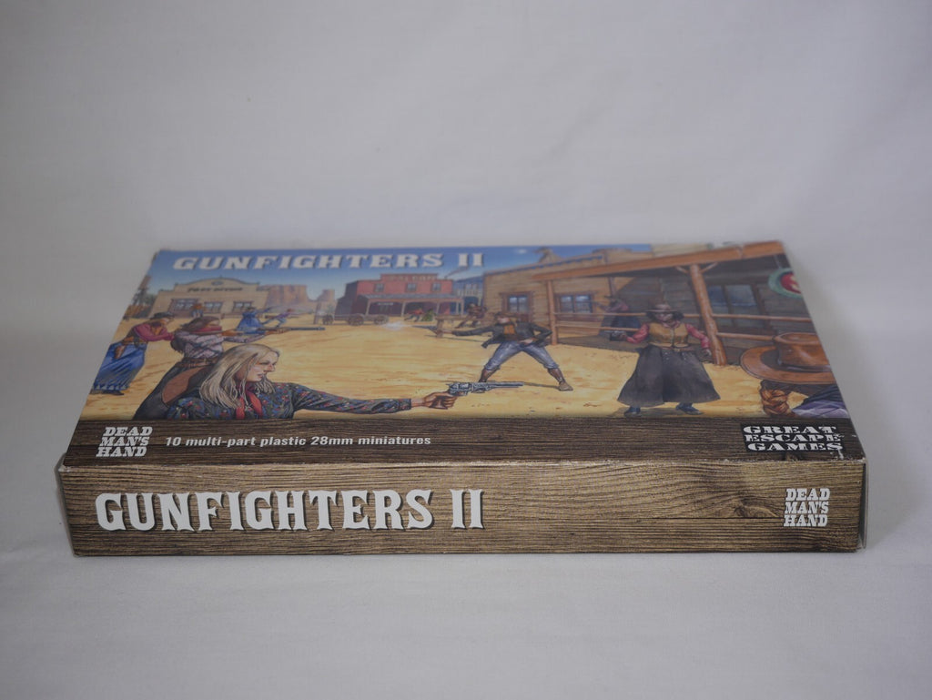 Great Escape Games Dead Mans Hand 28mm Scale Hard Plastic Gunfighters II DMHP002