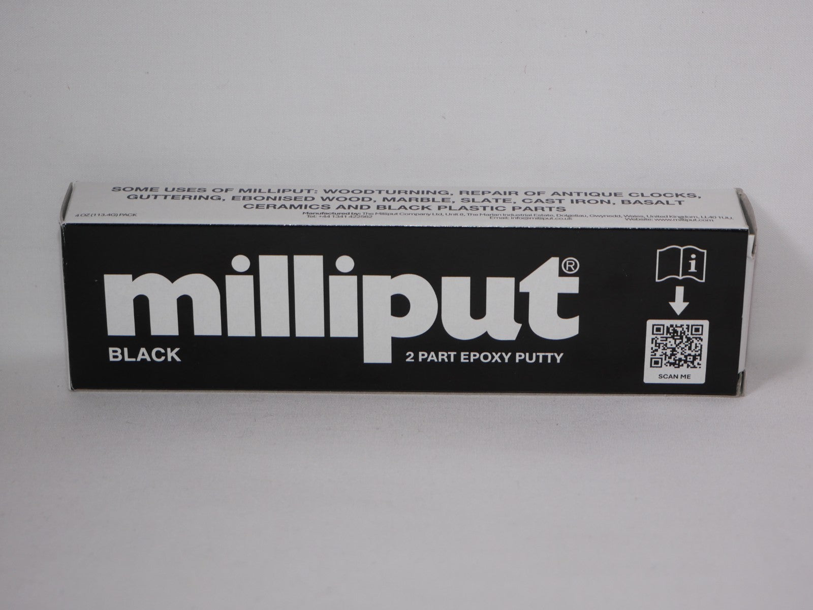 Milliput Black 2 Part Specially Formulated Epoxy Putty (113.4g) Per Pack MILLBK