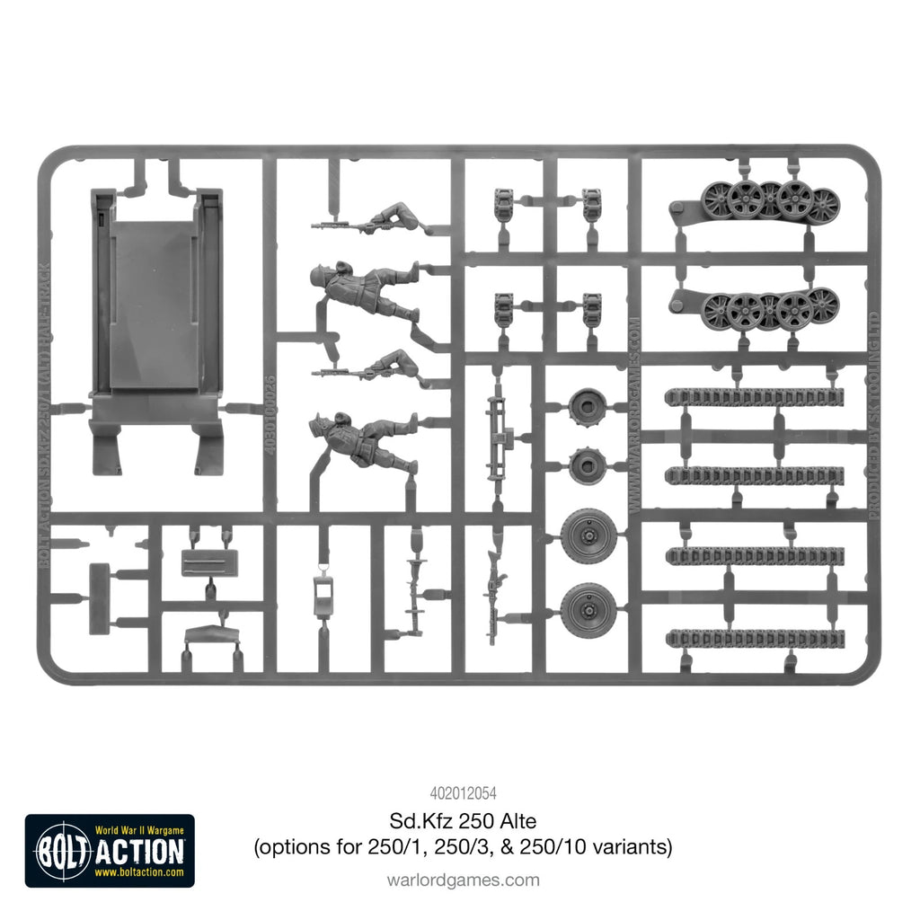 Warlord Games Bolt Action 1:56 Scale WWII SD.KFZ 250 (ALTE) Half-Track 402012054