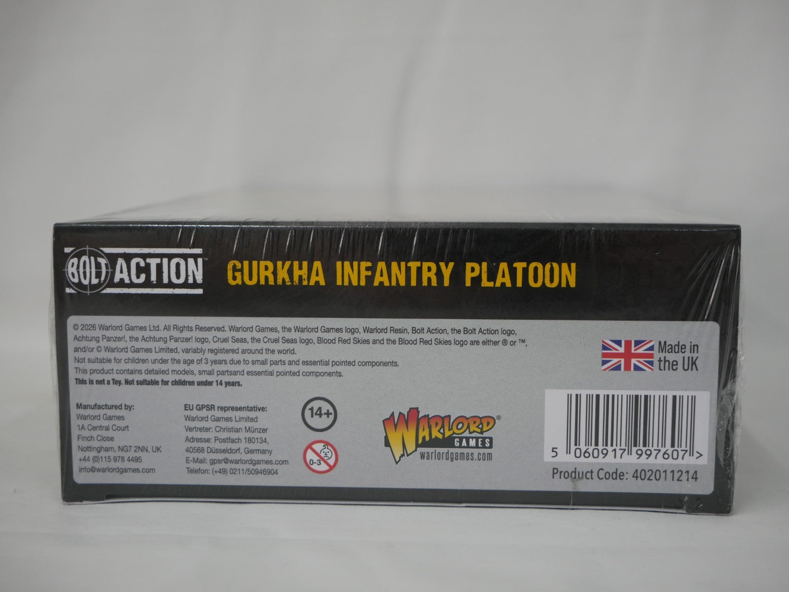 Warlord Games Bolt Action 1:56 WWII British Gurkha Infantry Platoon - 402011214