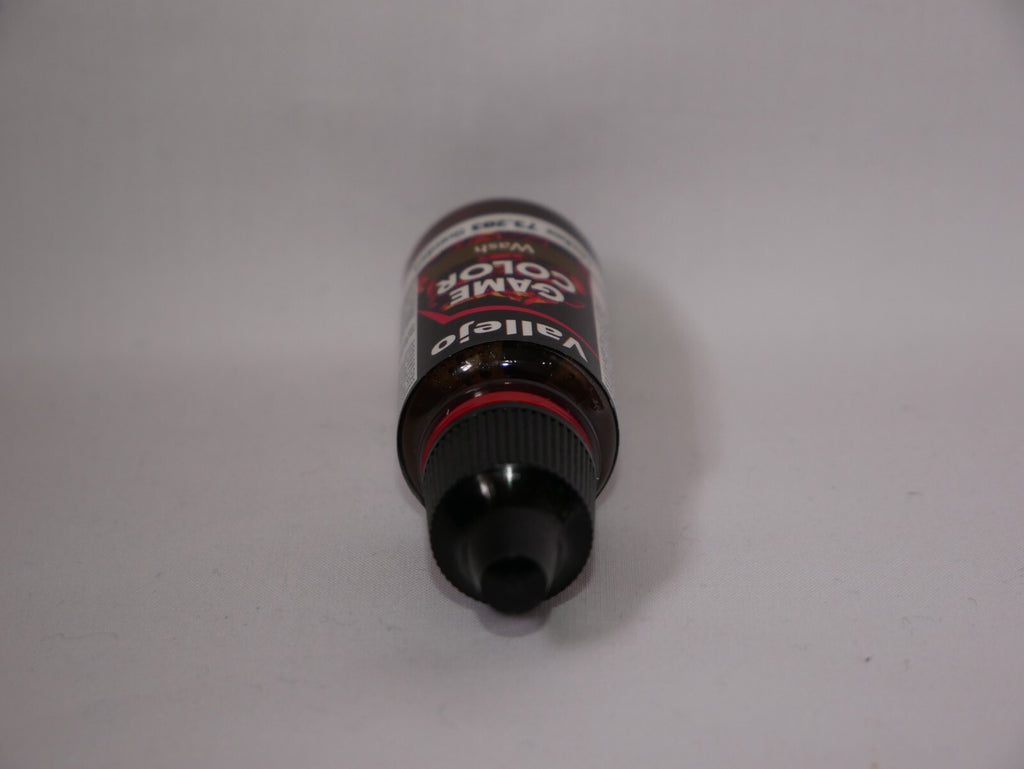 Vallejo Game Color Acrylic Washes Umber 18ml/0.6 fl oz Dropper Bottle - 73.203