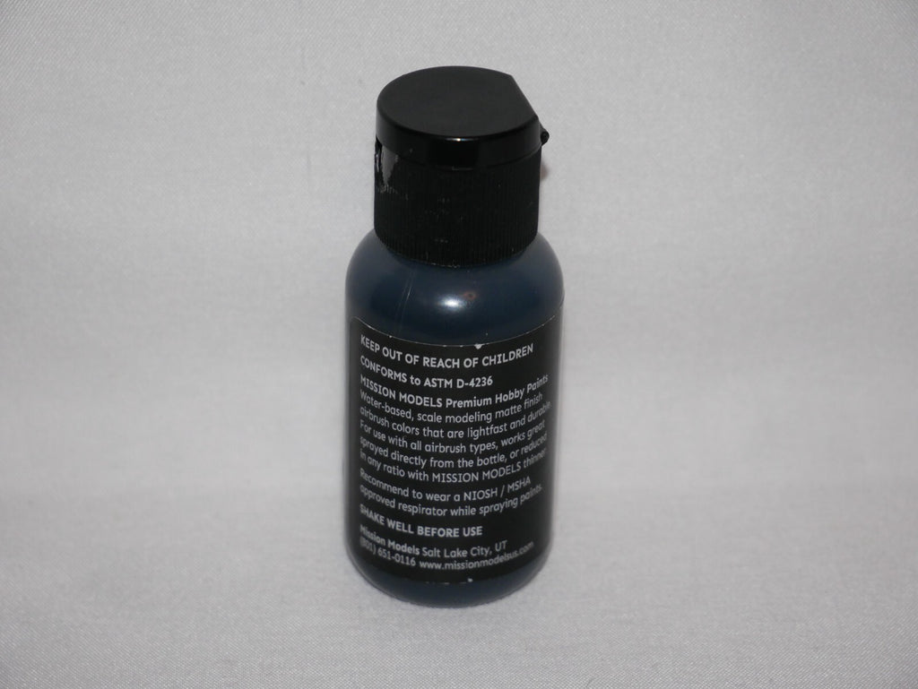 Mission Models Premium Hobby Paints Black 30ml / 1 fl oz Bottle (MMP - 047)
