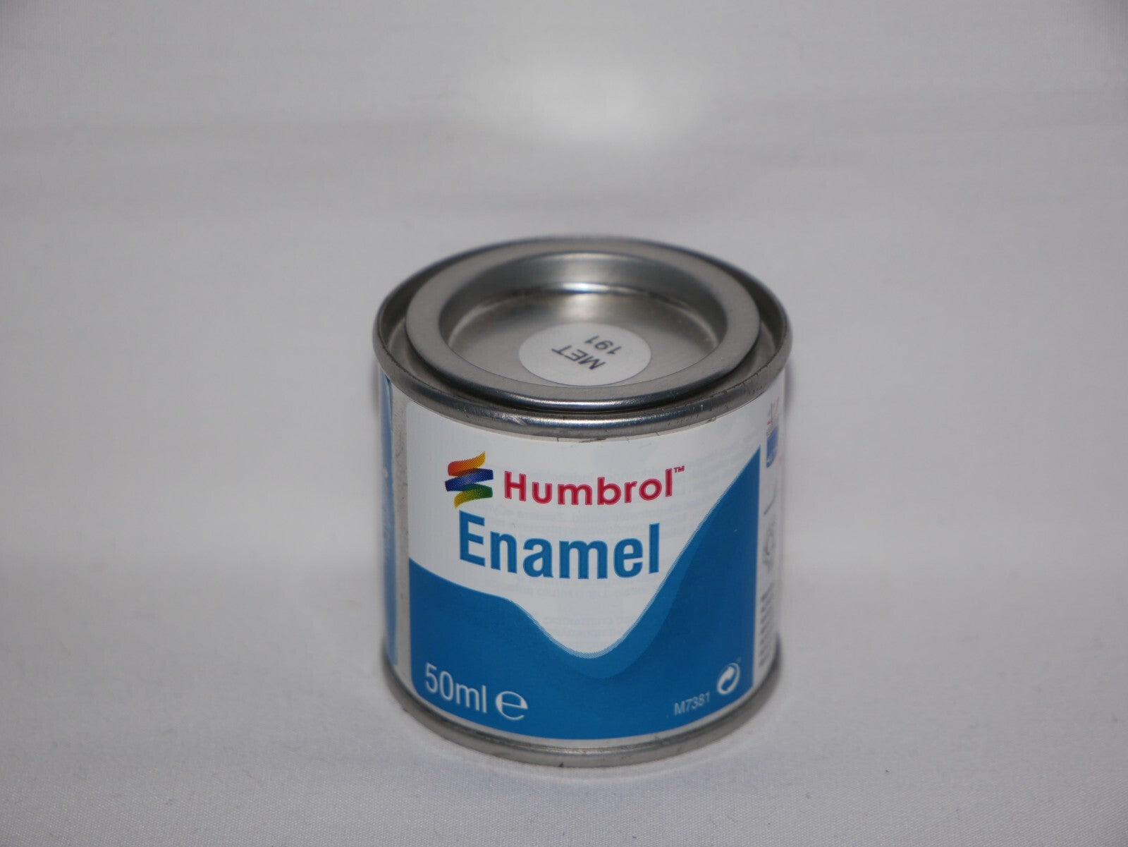 Humbrol Modelling Enamel Paints Metallic Silver Chrome No 191 (50ml) Tub AQ0191