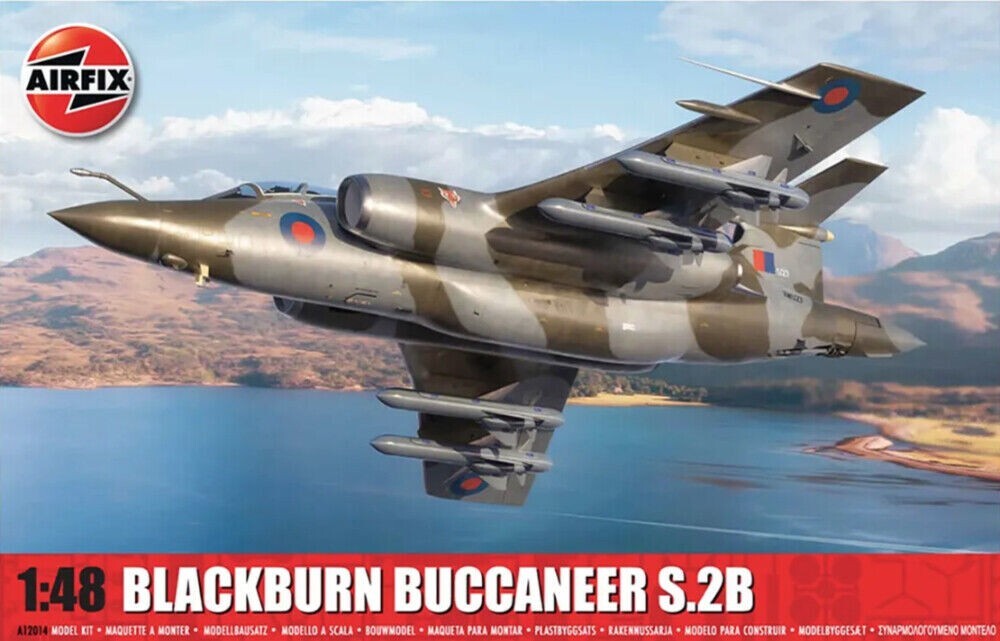 Airfix 1:48 Blackburn Buccaneer S.2B RAF Model Aircraft Kit Skill Level 3 - A12014