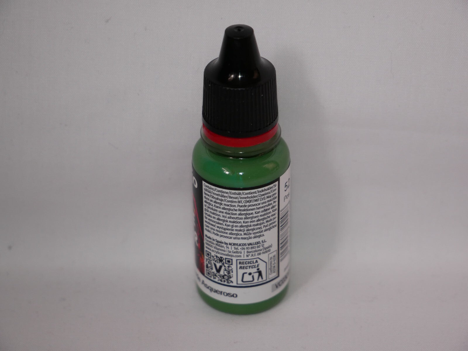 Vallejo Game Color Acrylic Range Sick Green 18ml/0.6 fl oz Dropper Bottle 72.029