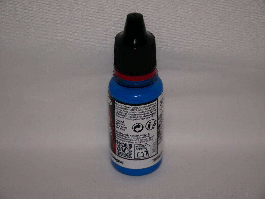 Vallejo Game Color Acrylic Range Magic Blue 18ml/0.6 fl oz Dropper Bottle 72.021