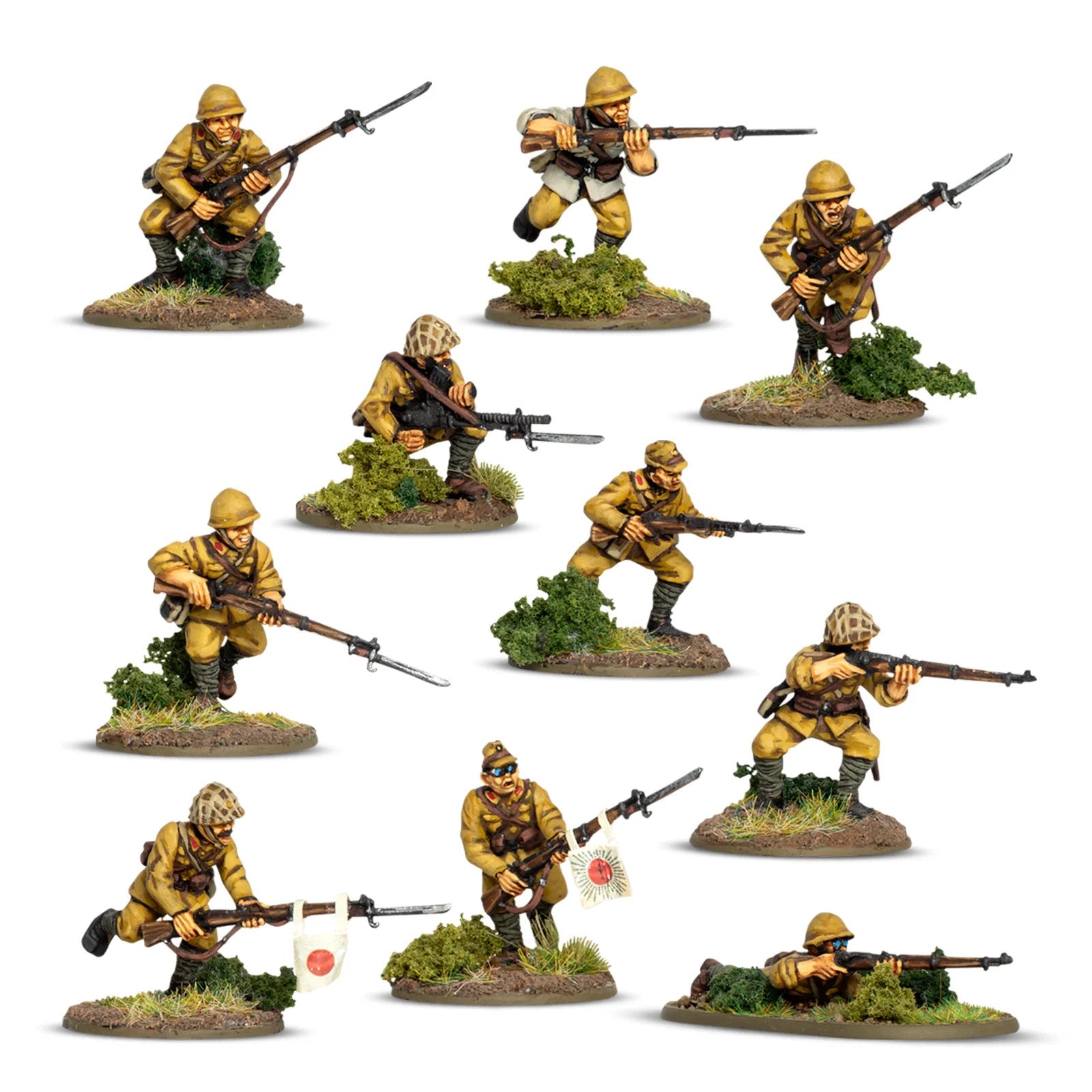 Warlord Games Bolt Action 1:56 Scale WWII Imperial Japanese Infantry - WGB-JI-02