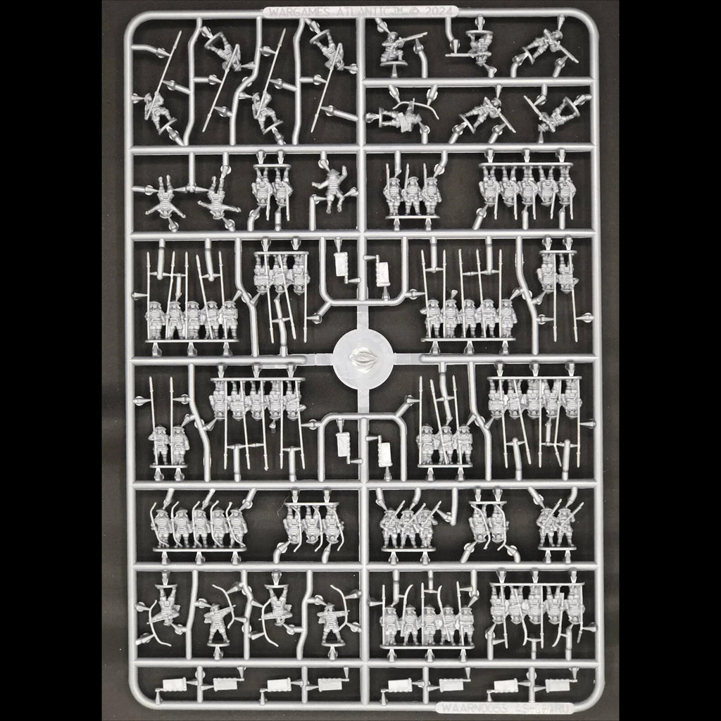 Wargames Atlantic Grand Battle Scale Hard Plastic 10mm Ashigaru Models WAARN005S