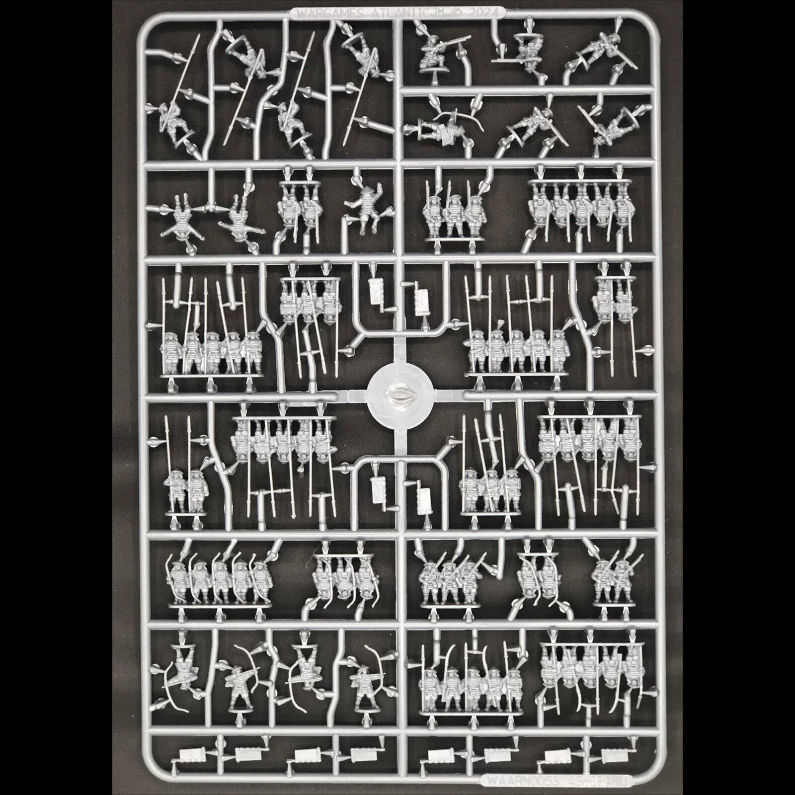 Wargames Atlantic Grand Battle Scale Hard Plastic 10mm Ashigaru Models WAARN005S