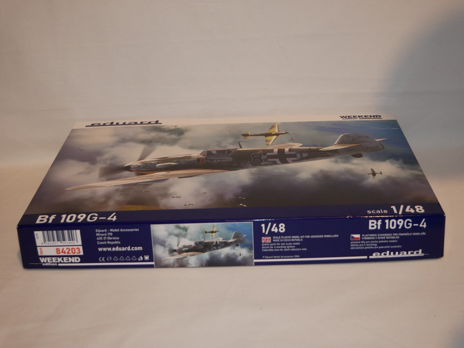Eduard 1:48 Scale WWII Messerschmitt Bf 109G-4 Weekend Edition Model Kit - 84203