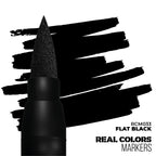 AK Interactive Real Colors Acrylic Fast Dry Paint Marker Pens Flat Black RCM033