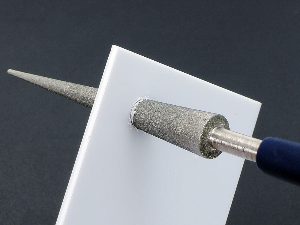 Tamiya Craft Tools Series 164 Conical Diamond File #200 Grade For Models - 74164