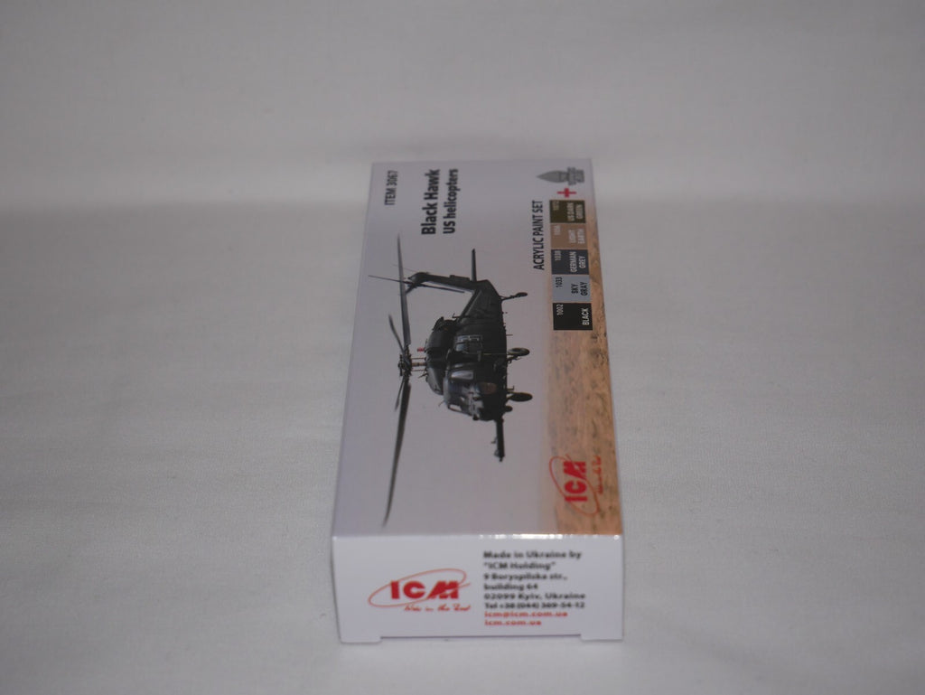 ICM Black Hawk US helicopters Model Kit 6 piece 12ml Acrylic Paints Set - 3067