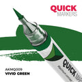 AK Interactive Acrylic Quick Gen Markers For Tabletop Games Vivid Green - AKMQ009