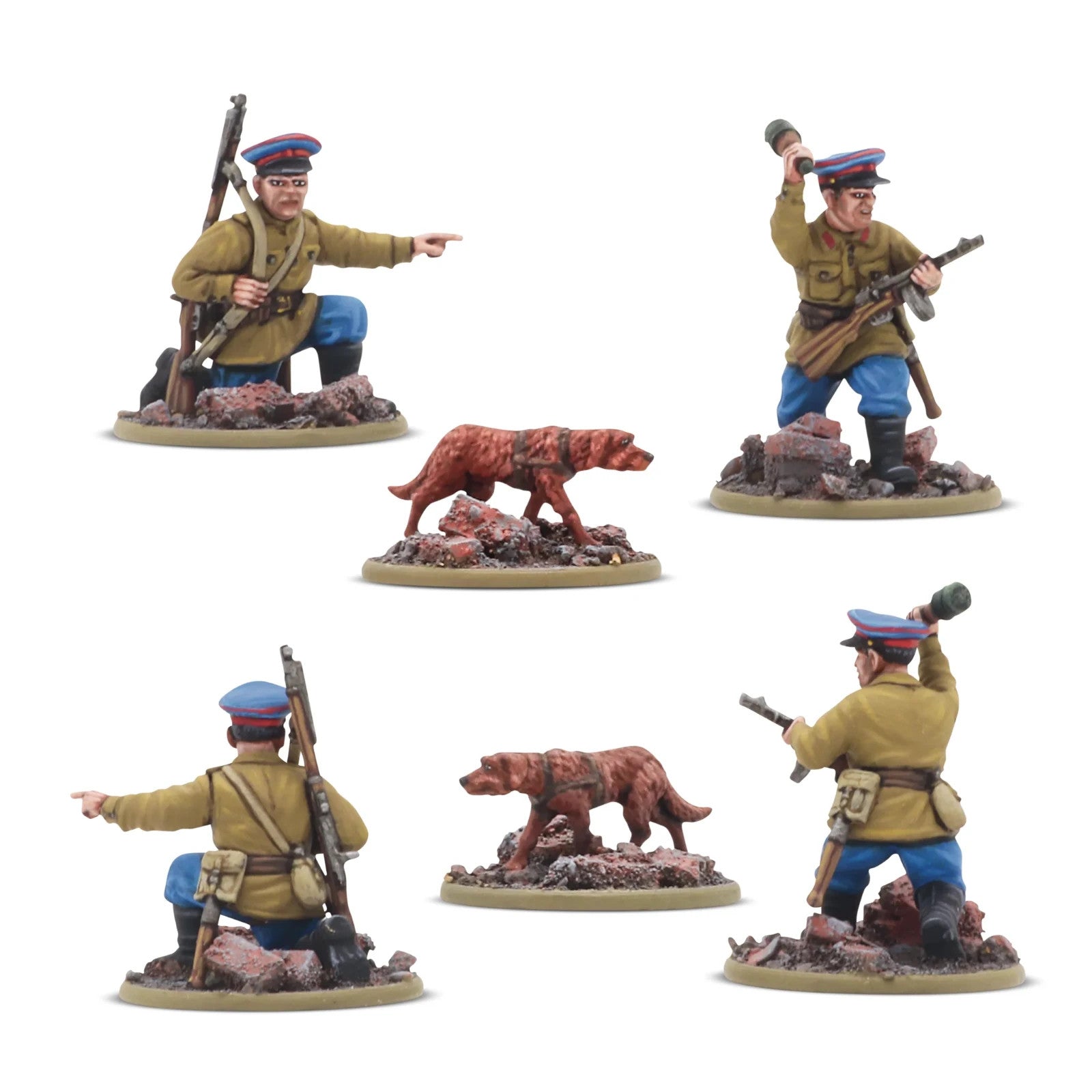 Warlord Games Bolt Action 1:56 Scale WW2 Soviet Army Infantry Platoon 402014008