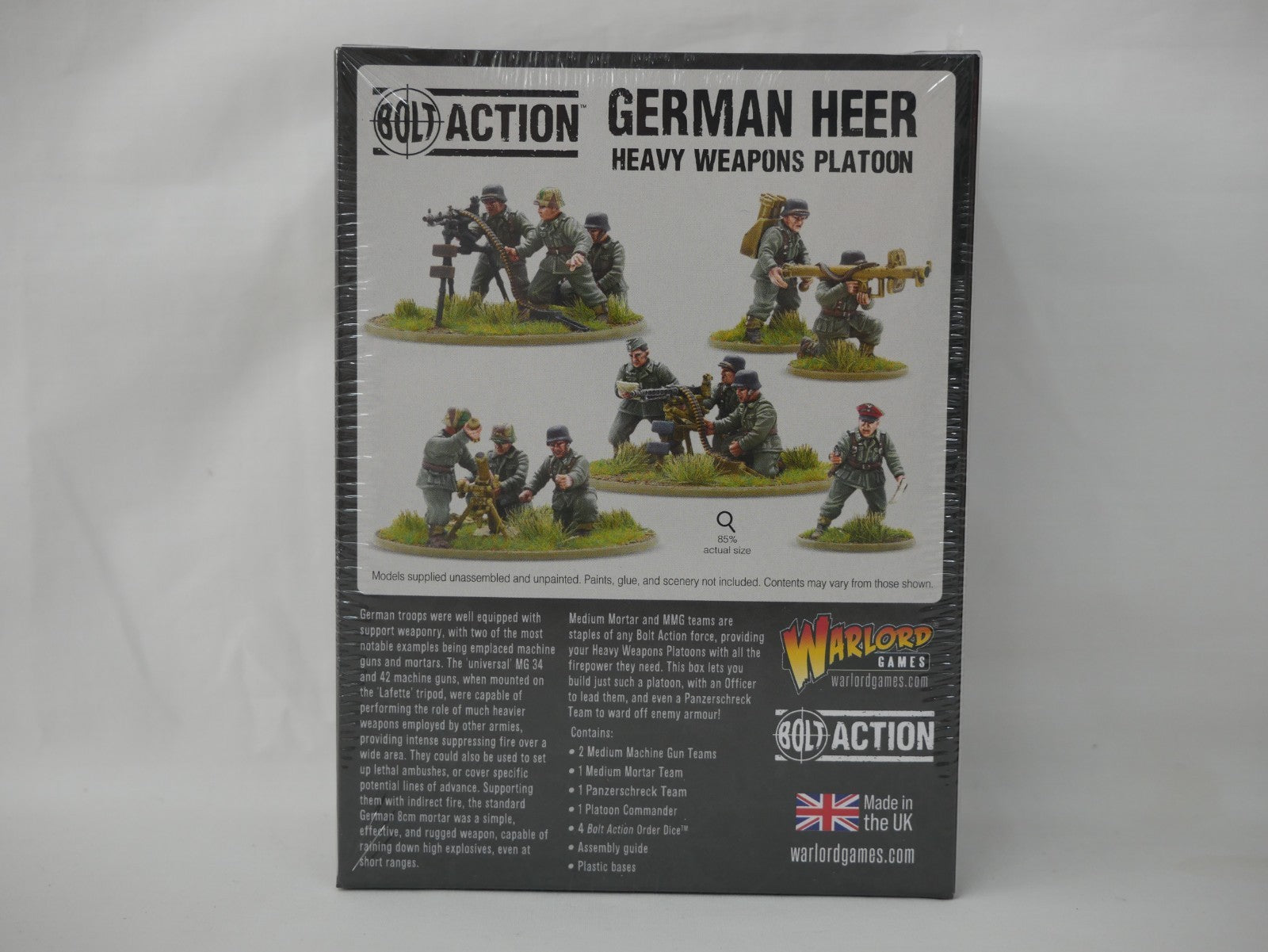 Warlord Games Bolt Action 1:56 Scale German Heer Heavy Weapons Platoon - 402012058