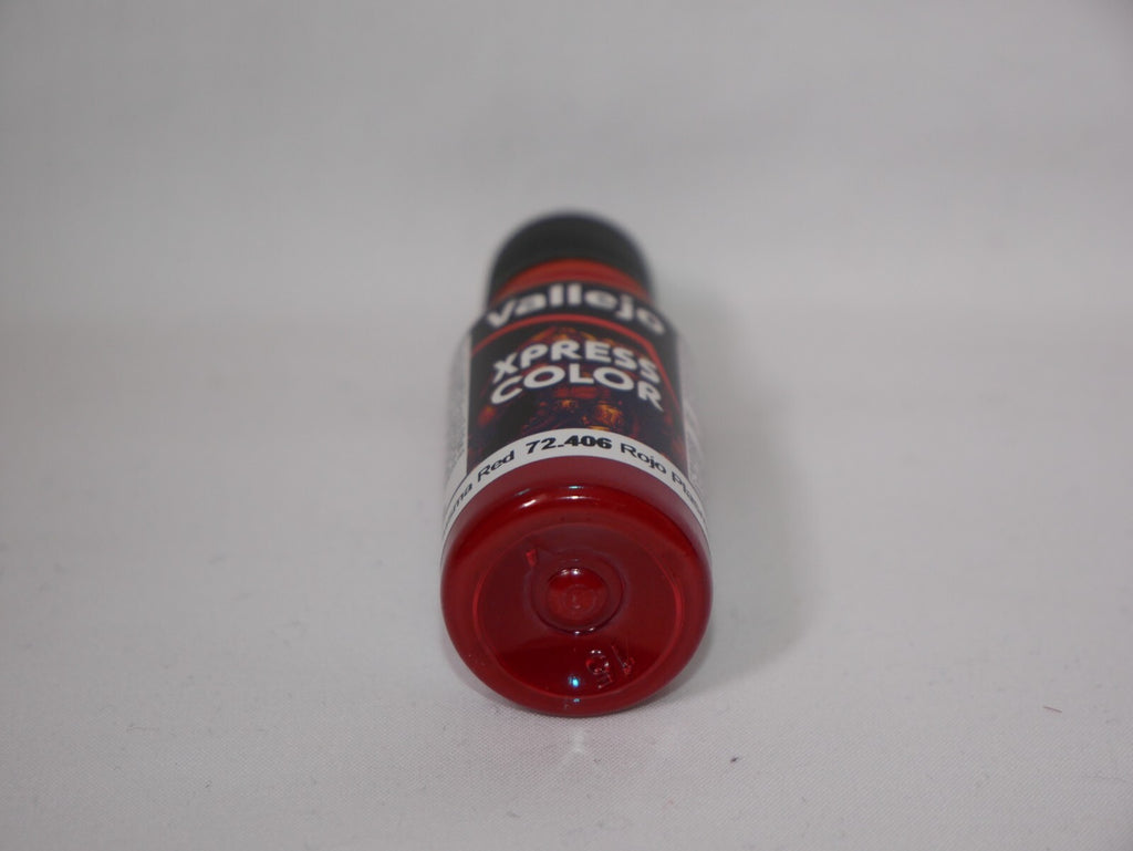 Vallejo Xpress Color Acrylics Plasma Red 18ml/0.6 fl oz Dropper Bottle - 72.406