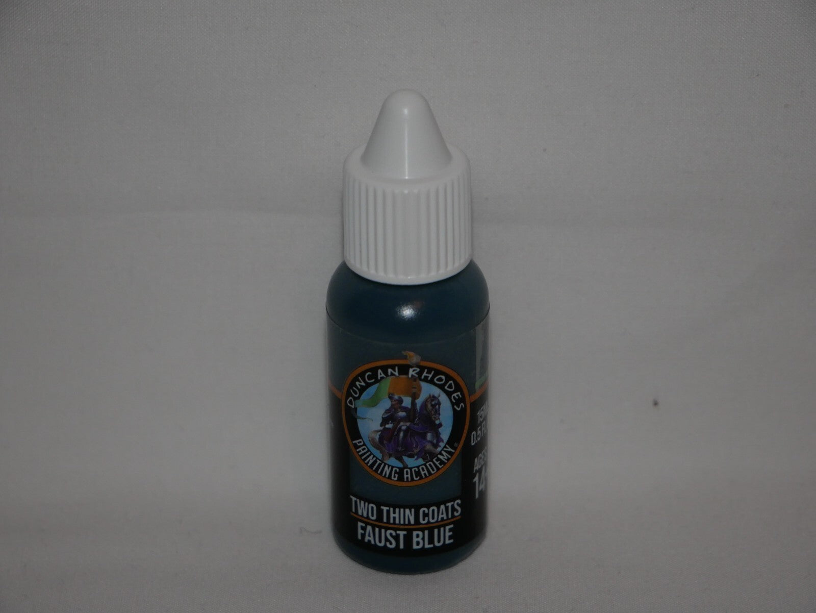 Duncan Rhodes Painting Academy Two Thin Coats Range Faust Blue 15ml Bottle 10145