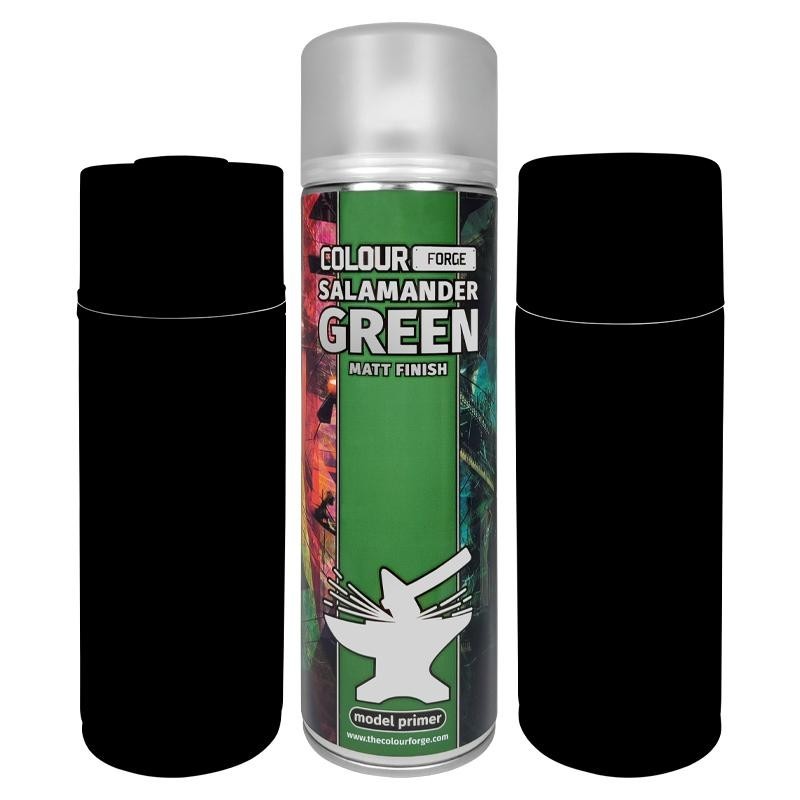 Colour Forge Salamander Green Matt Finish Model Primer 500ml Aerosol Spray Can