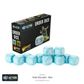 Warlord Games Bolt Action 1:56 Scale 12x Blue Coloured Order Dice - (402616014)