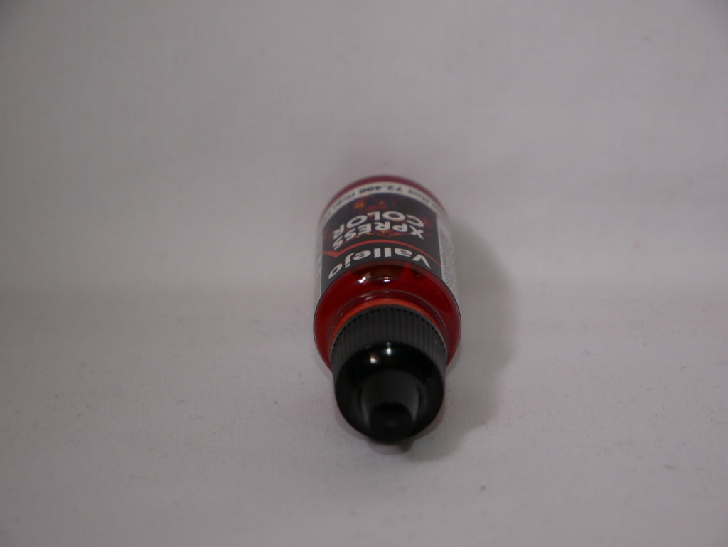 Vallejo Xpress Color Acrylics Plasma Red 18ml/0.6 fl oz Dropper Bottle - 72.406
