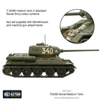 Warlord Games Bolt Action 1:56 Scale WWII Soviet T-34/85 Medium Tank - 402014004
