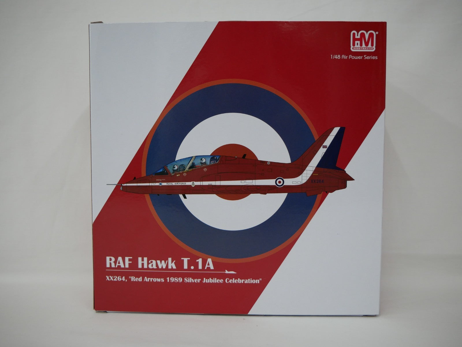 Hobby Master 1/48 RAF Hawk T.1A XX264, Red Arrows 1989 Silver Jubilee - HU1003
