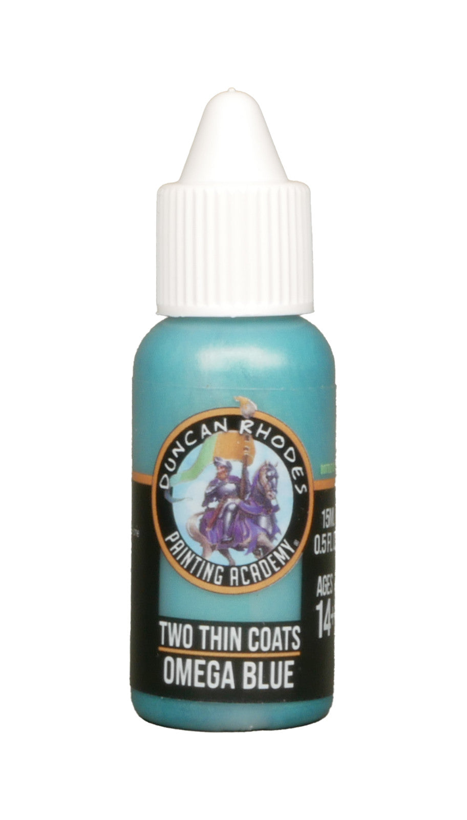 Duncan Rhodes Painting Academy Two Thin Coats Range Omega Blue 15ml Bottle 10164