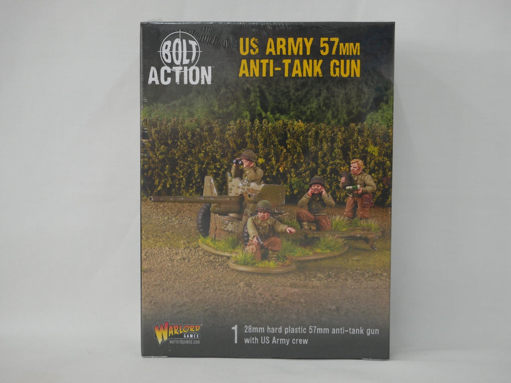 Warlord Games Bolt Action 1:56 Scale WWII US Army 57mm Anti-Tank Gun - 402013054