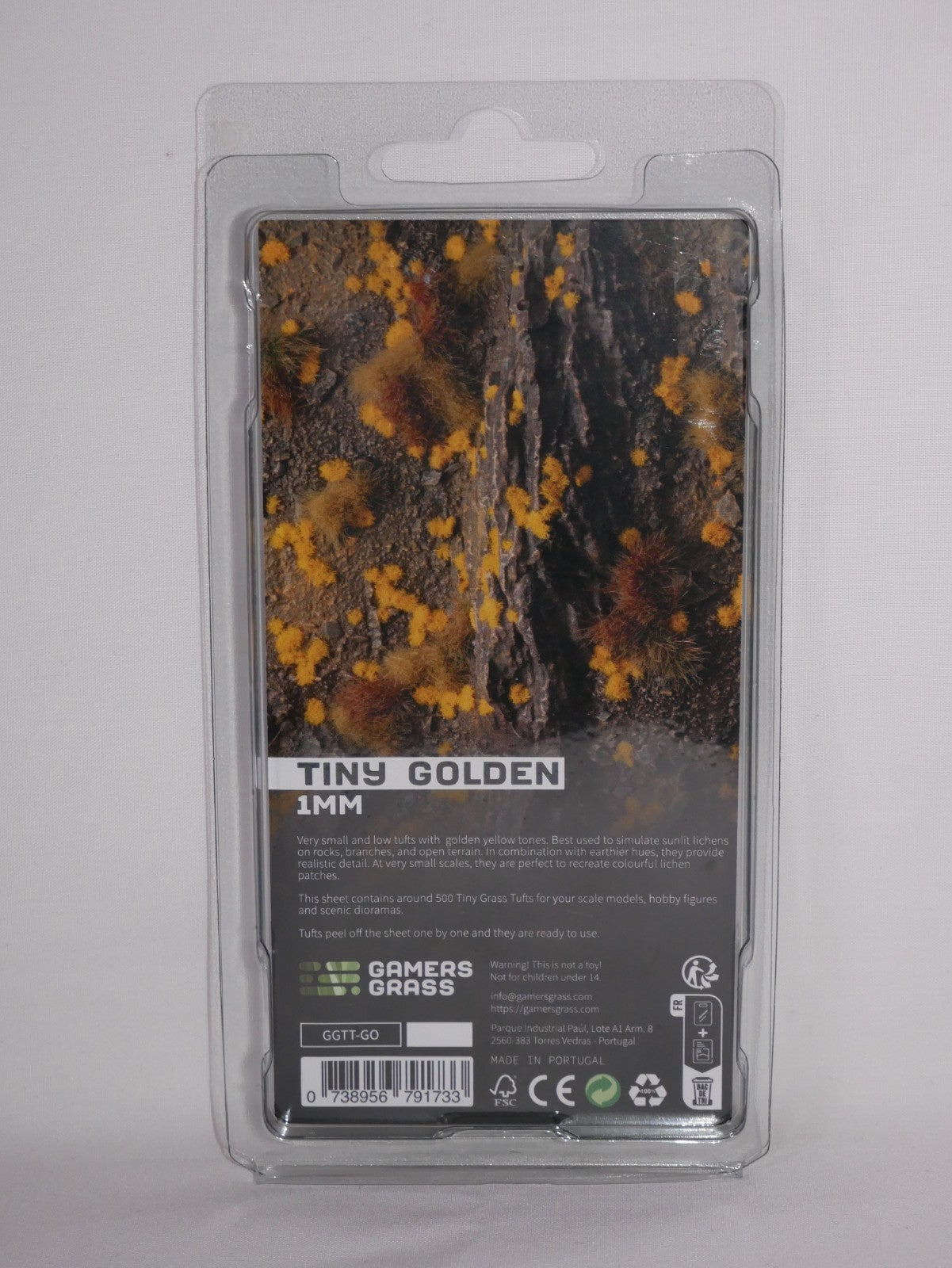 Gamers Grass Tiny Golden 1mm Tufts For Wargaming Bases (500) Per Pack - GGTT-GO