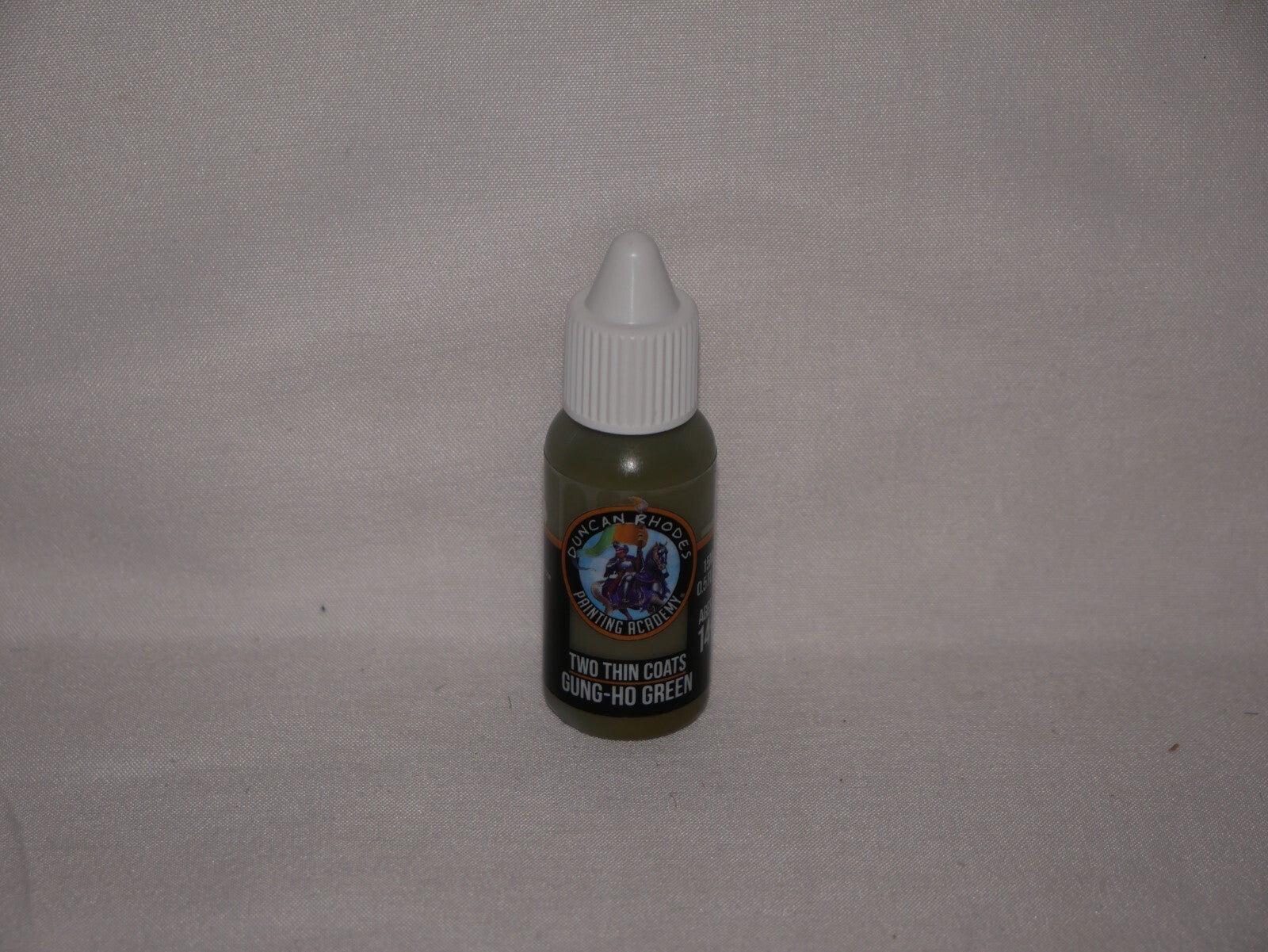 Duncan Rhodes Painting Academy 'Two Thin Coats' Gung-Ho Green 15ml Bottle 10080