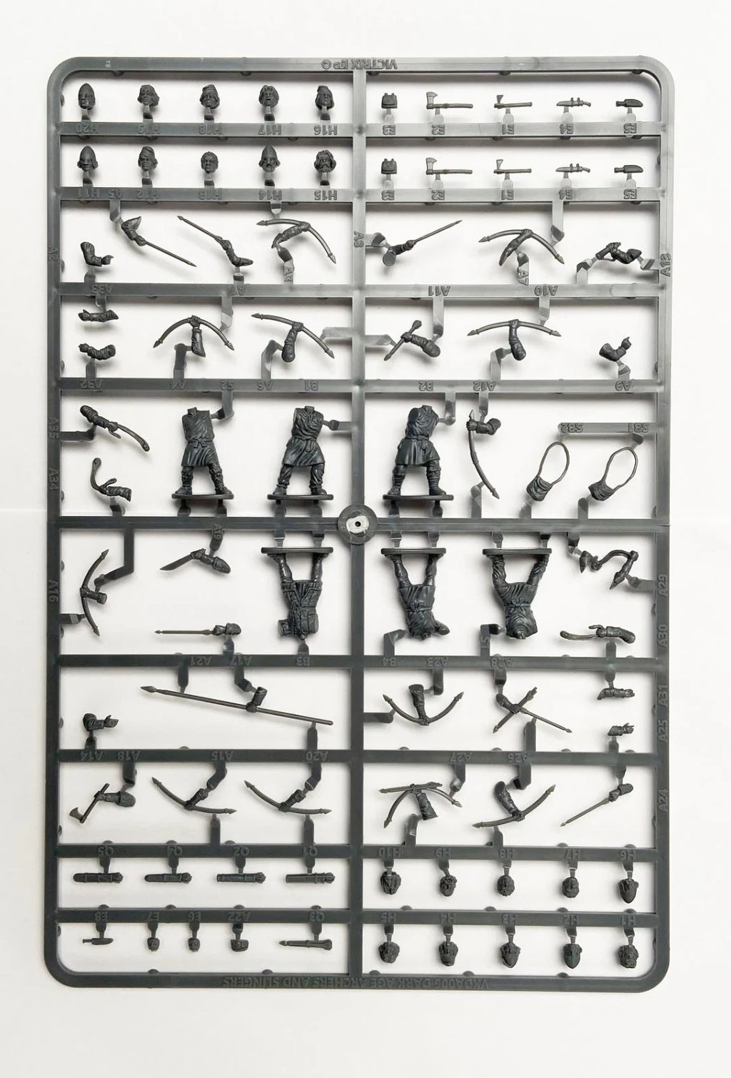 Victrix Warriors Of The Dark Ages 28mm Hard Plastic Archers & Slingers - VXDA006