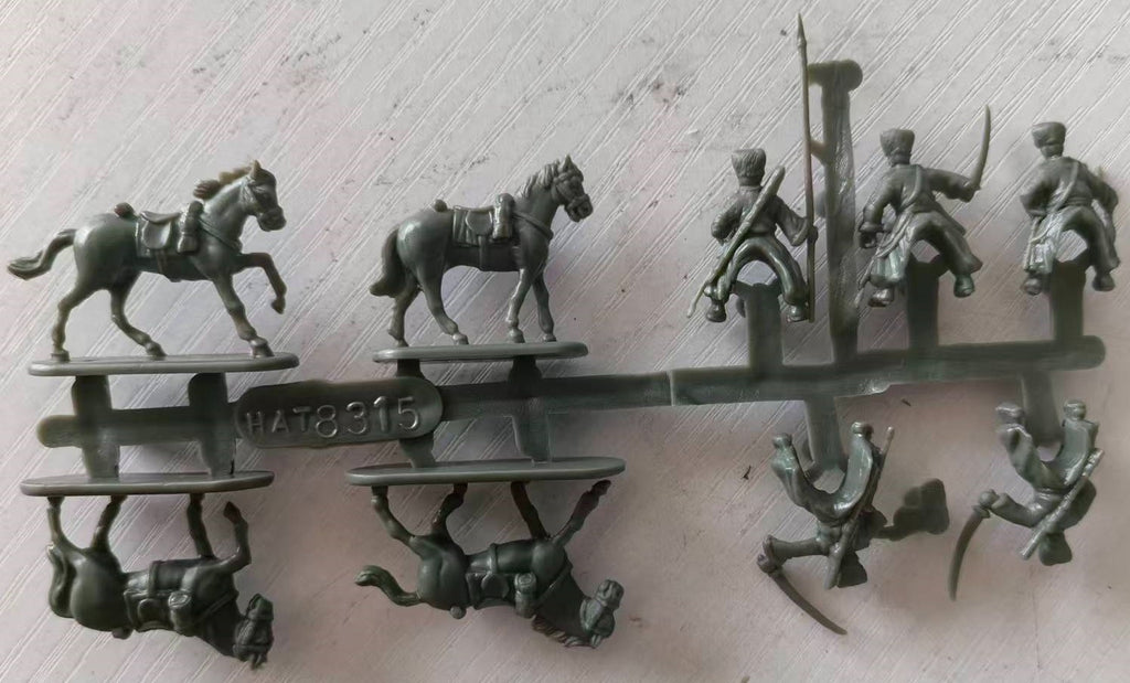 Hat Industrie 1:72 Scale World War 1 (WW1) Russian Cossacks Plastic Models - 8315