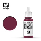 Vallejo Model Color Violet Red Acrylic 17ml/0.57 fl oz Dropper Bottle - 70.812