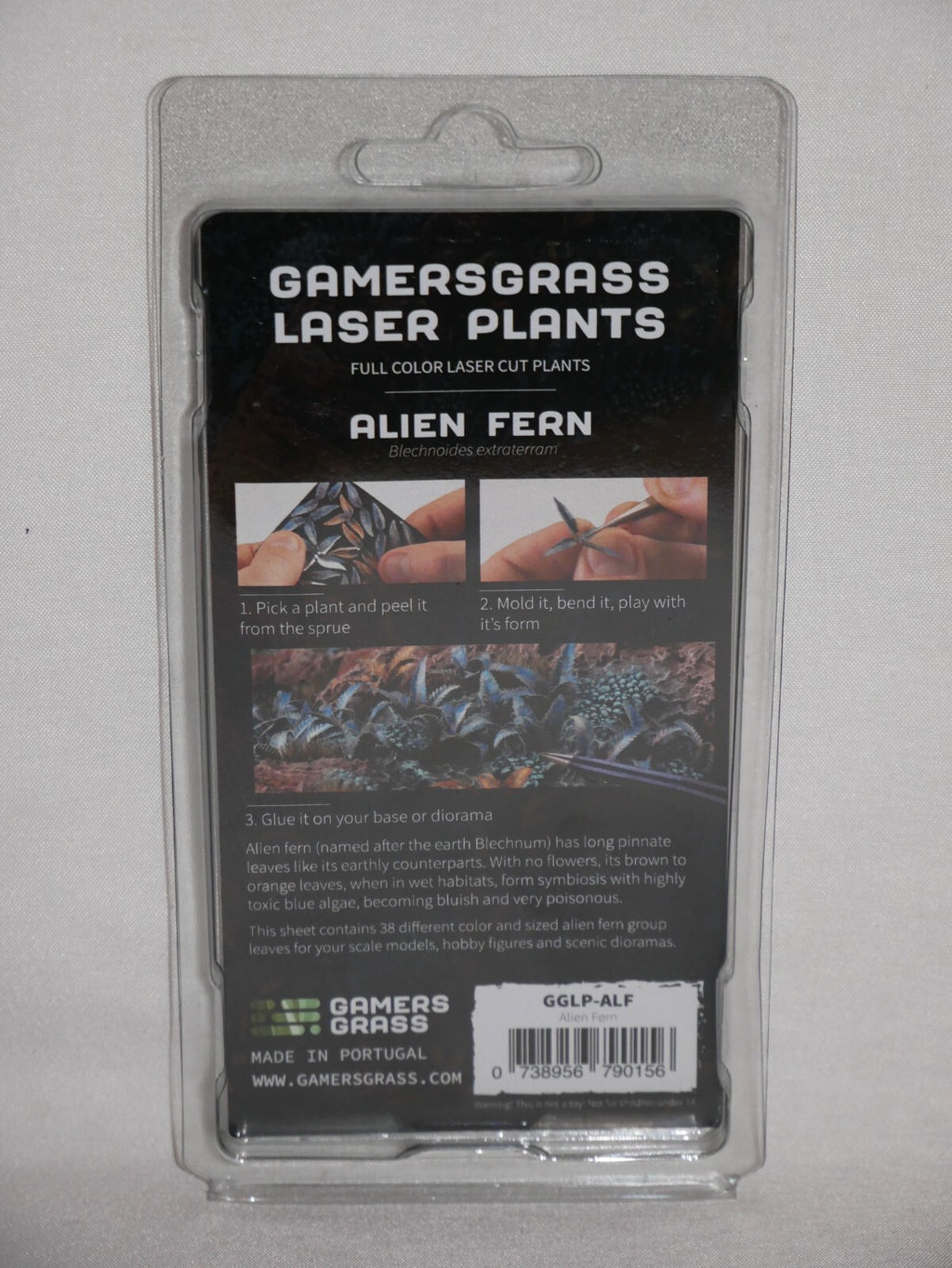 Gamers Grass Full Color Laser Cut Plants Alien Fern (38) Per Pack GGLP-ALF