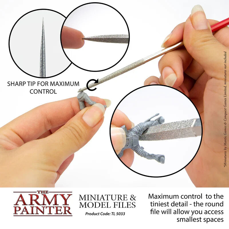 The Army Painter Miniature & Model Hobby Diamond Files (3 Piece) Tool Set TL5033