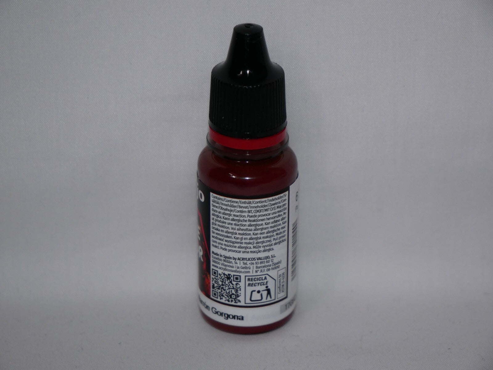 Vallejo Game Color Acrylics Gorgon Brown 18ml/0.6 fl oz Dropper Bottle - 72.124