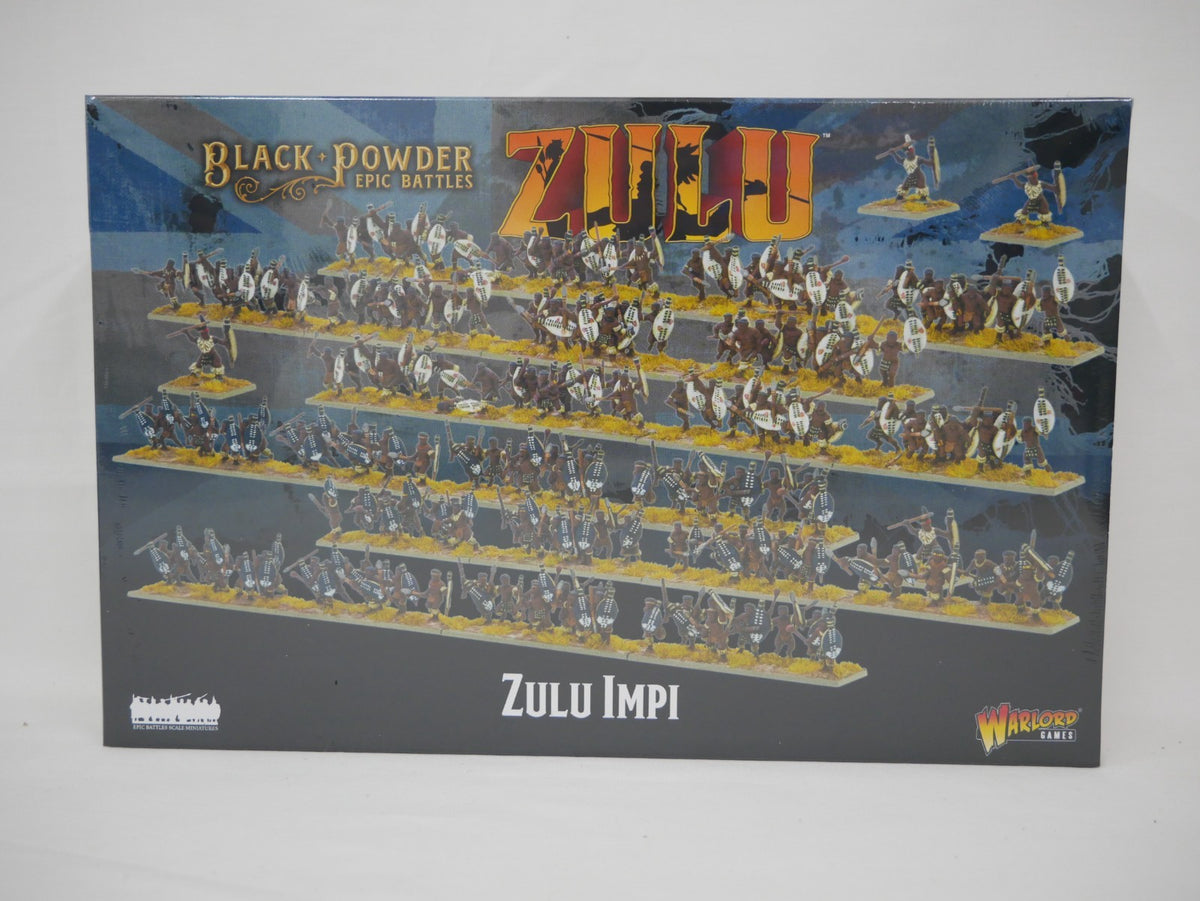 Black Powder Epic Battles Scale Miniatures Zulu 15mm Scale Zulu Impi - 312014602