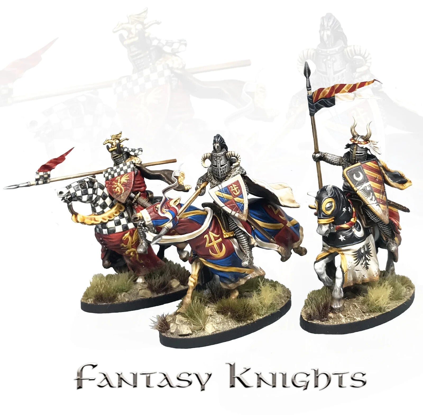 Victrix Ltd 28mm Hard Plastic Medieval & Fantasy Heads, Cloaks & Shields VXE002