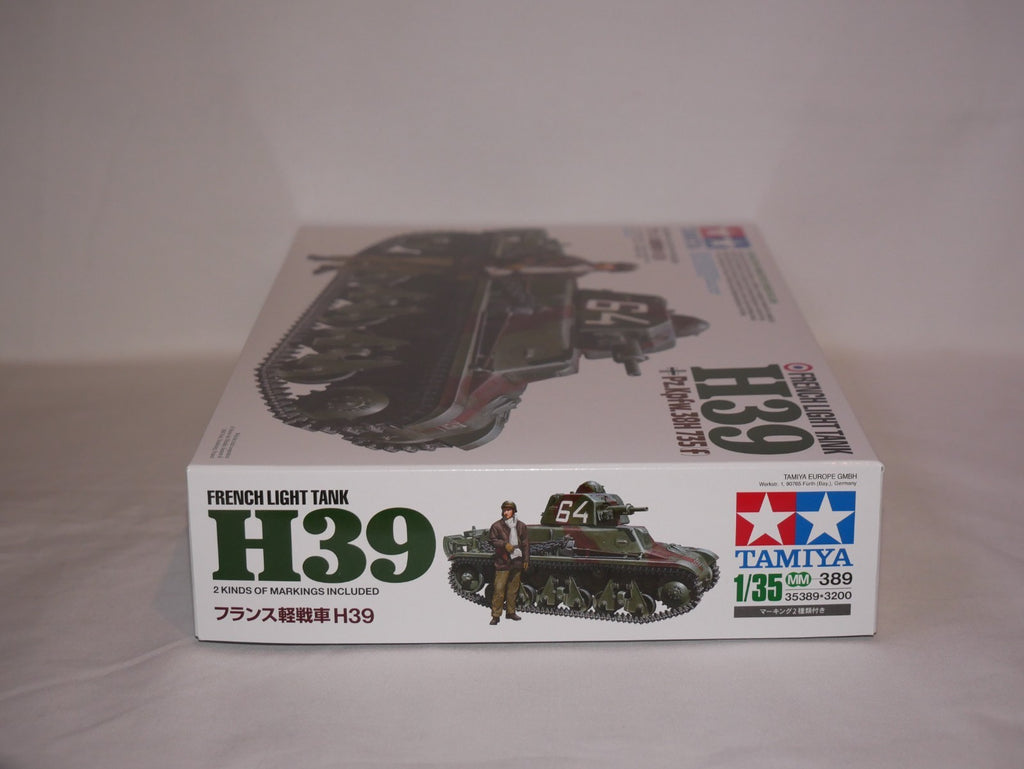 Tamiya 1:35 Scale Military Miniature Series No.389 French Light Tank H39 - 35389