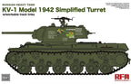 Ryefield Model 1:35 Russian KV-1 Model 1942 Simplified Turret Heavy Tank - 5041