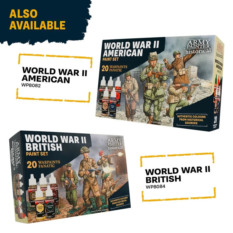 The Army Painter Historical World War II German Paint Set (20 Colours) - WP8083