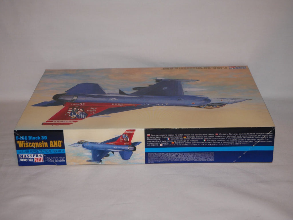 MisterCraft Hobby Kits 1:72 Scale (D-74) F-16C-30 Block 30 'Wisconsin ANG' 40741
