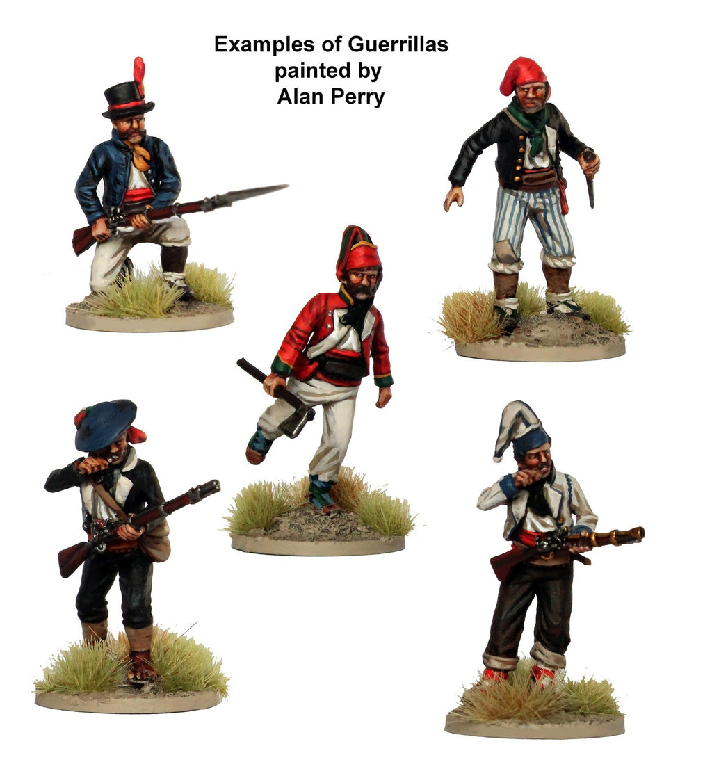 Perry Miniatures 28mm Hard Plastic Spanish Napoleonic Guerrillas (1808-14) - SPA90