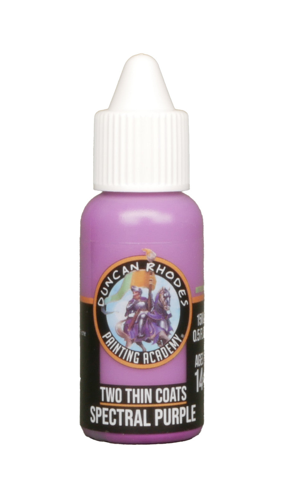 Duncan Rhodes Painting Academy Two Thin Coats Spectral Purple 15ml Bottle 10150