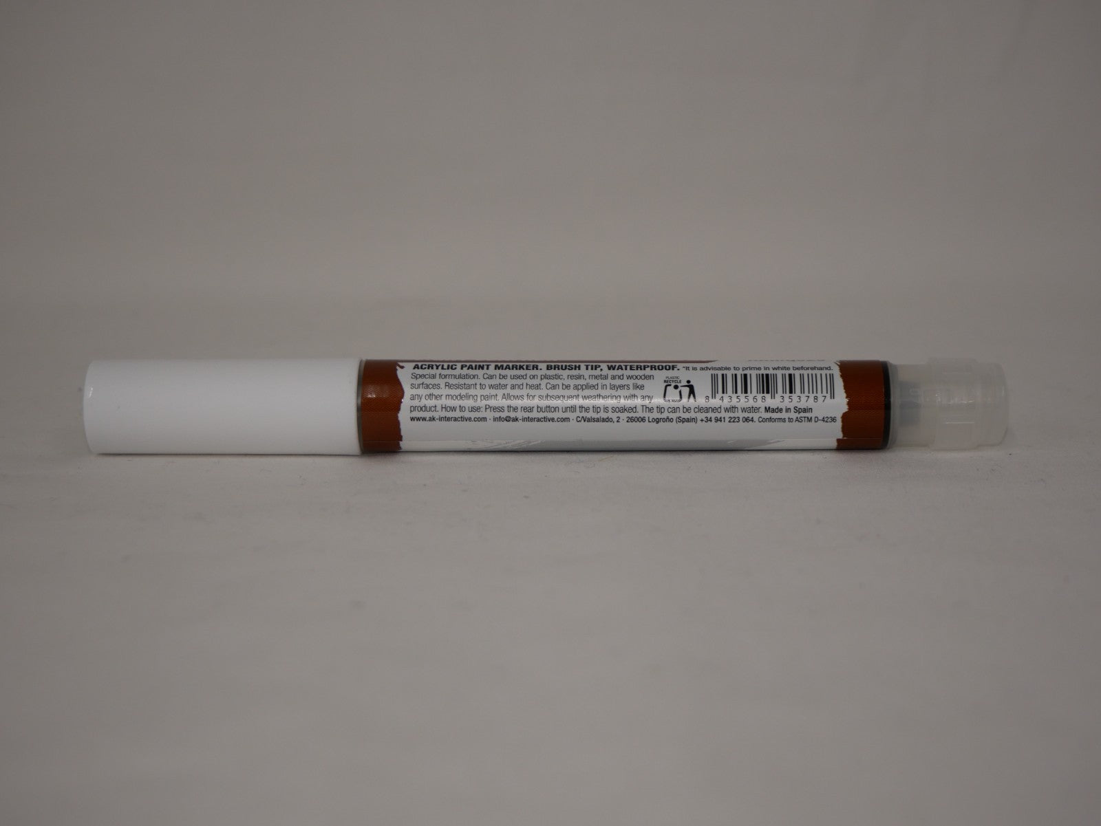 AK Interactive Acrylic Quick Gen Markers For Tabletop Wargaming Light Leather - AKMQ028