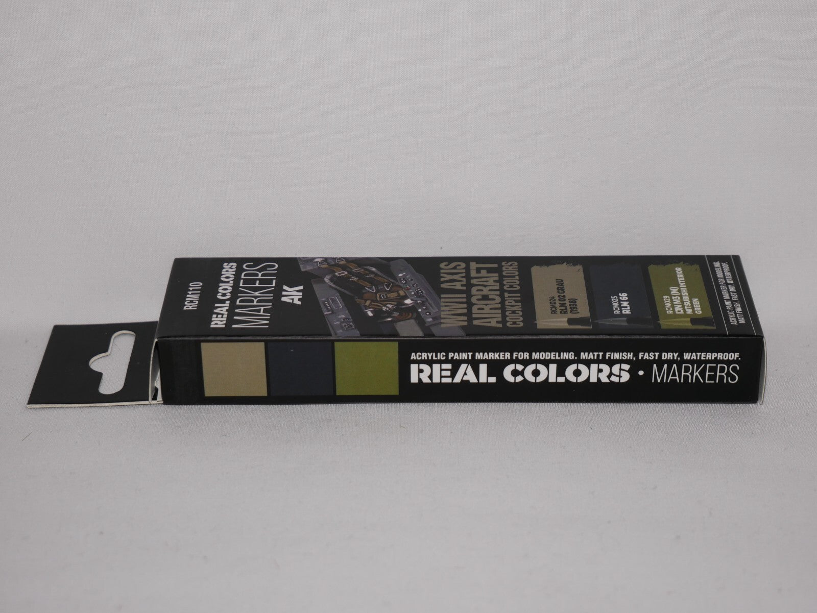AK Interactive Real Color Markers WWII Axis Aircraft Cockpit Colors 3pcs RCM110