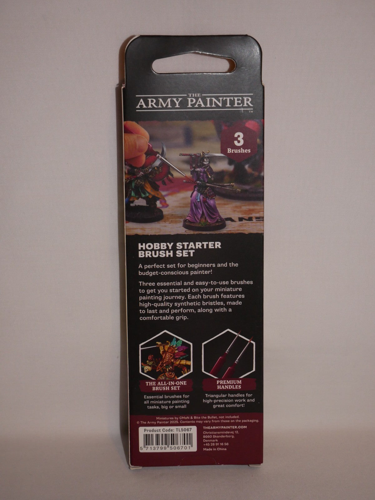 The Army Painter Hobby Starter 3 Piece Brush Set For Miniature Painting - TL5067