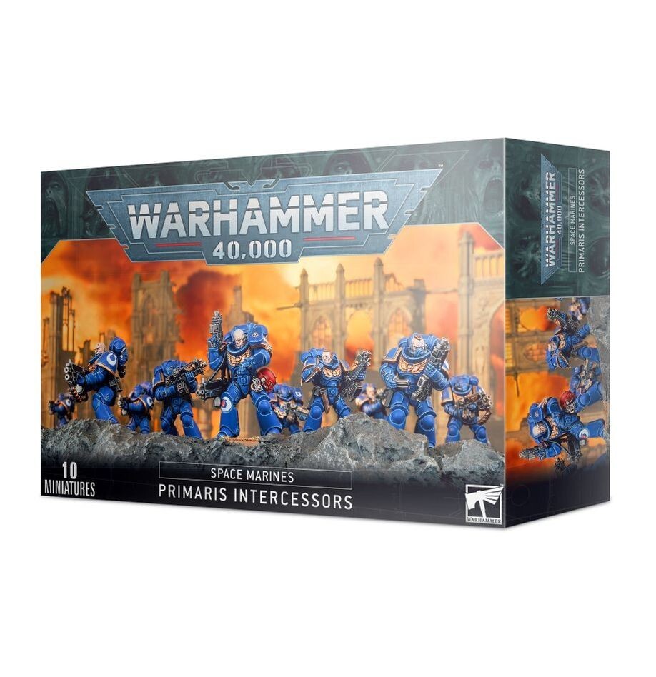 Games Workshop Warhammer 40,000 Space Marine Intercessor Squad Models - (48-75)