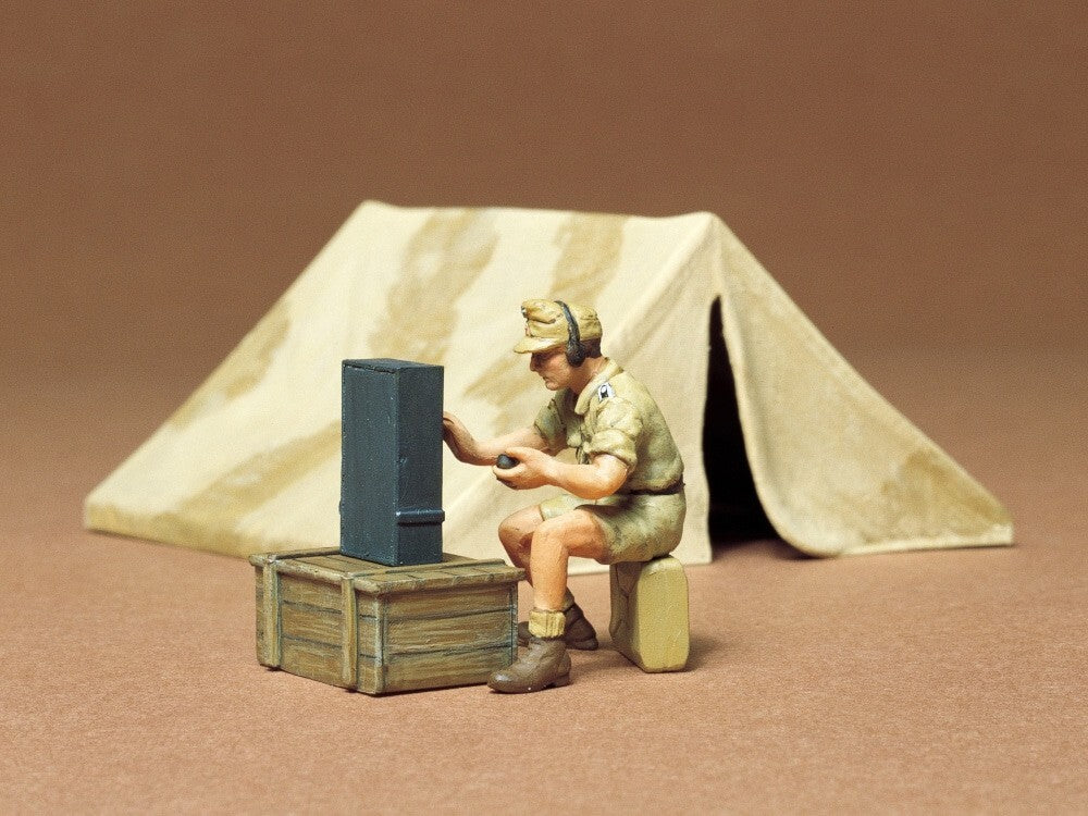 Tamiya Military Miniatures 1:35 Scale WWII German Africa Corps Tent Set - 35074